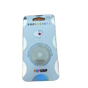 Popsockets Pop Grip Clear Glitter NEW Phone Holder